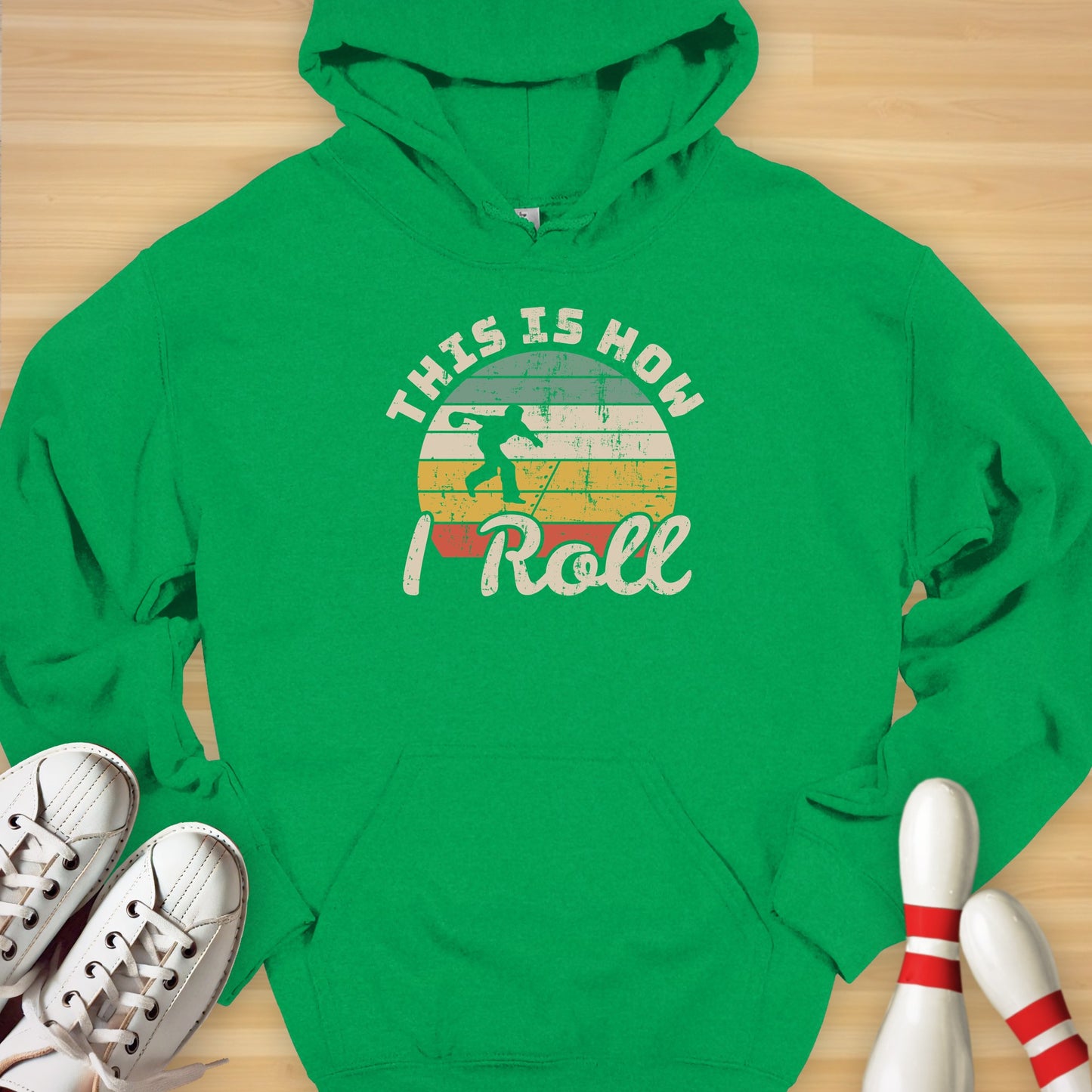 How I Roll Retro Sunrise Hoodie