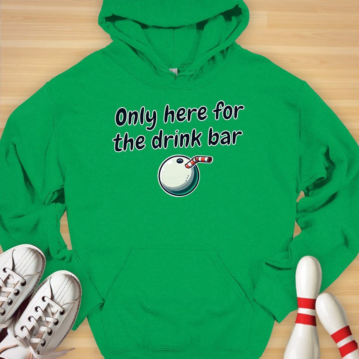 Only Here For The Drink Bar Hoodie