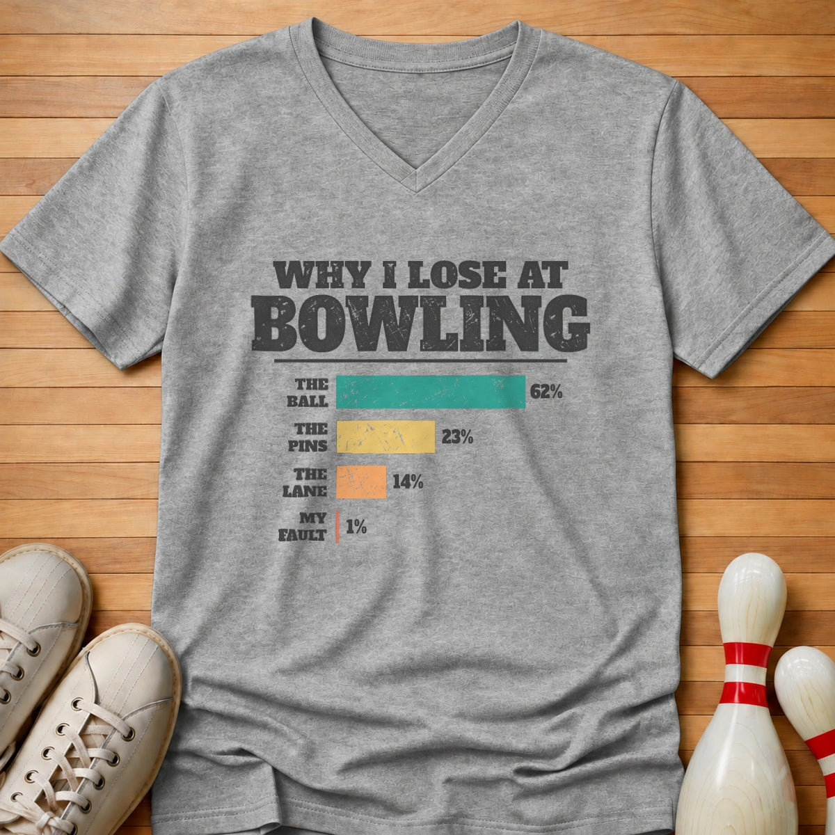 Why I Lose Chart Women's V-Neck