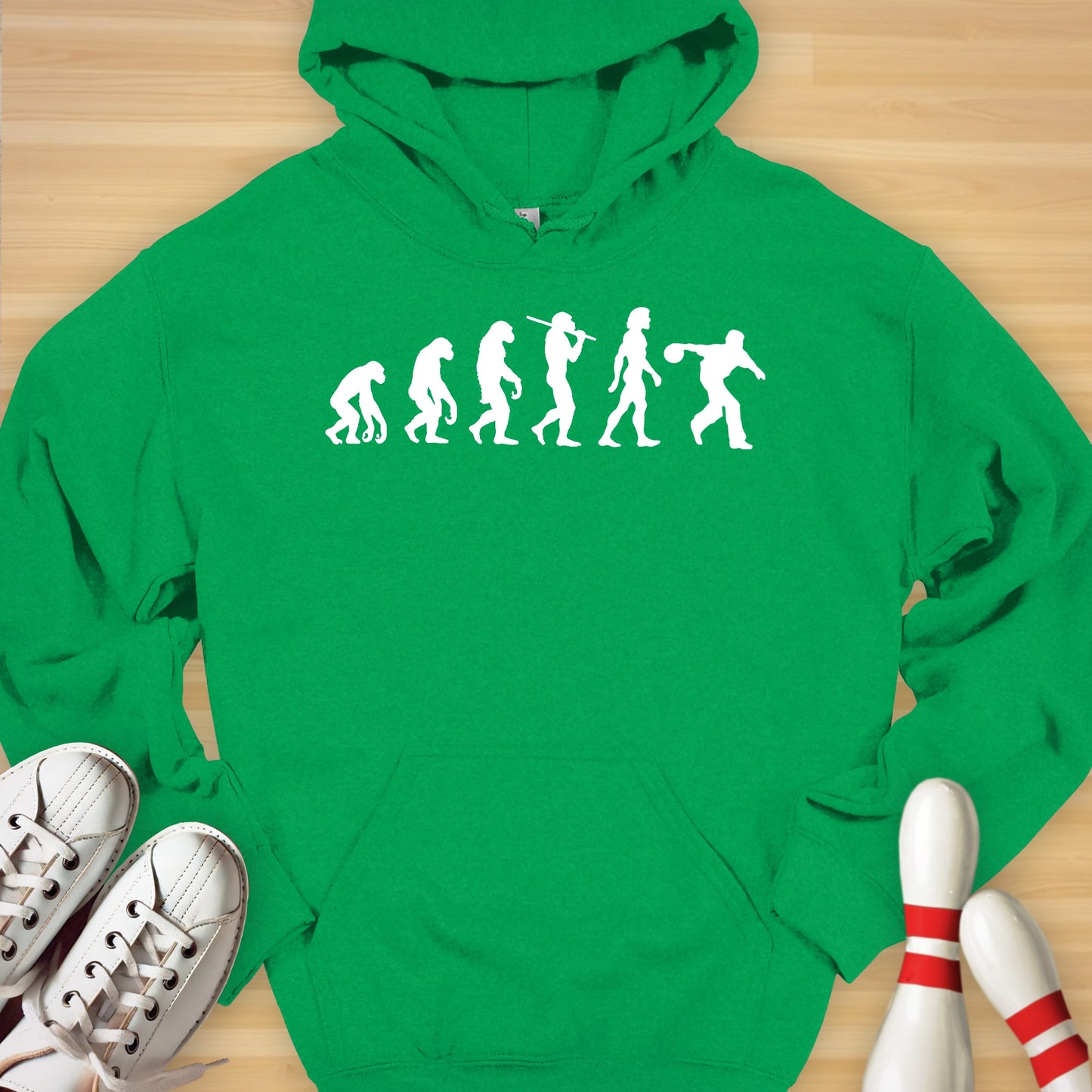 Evolution Of Bowling Hoodie