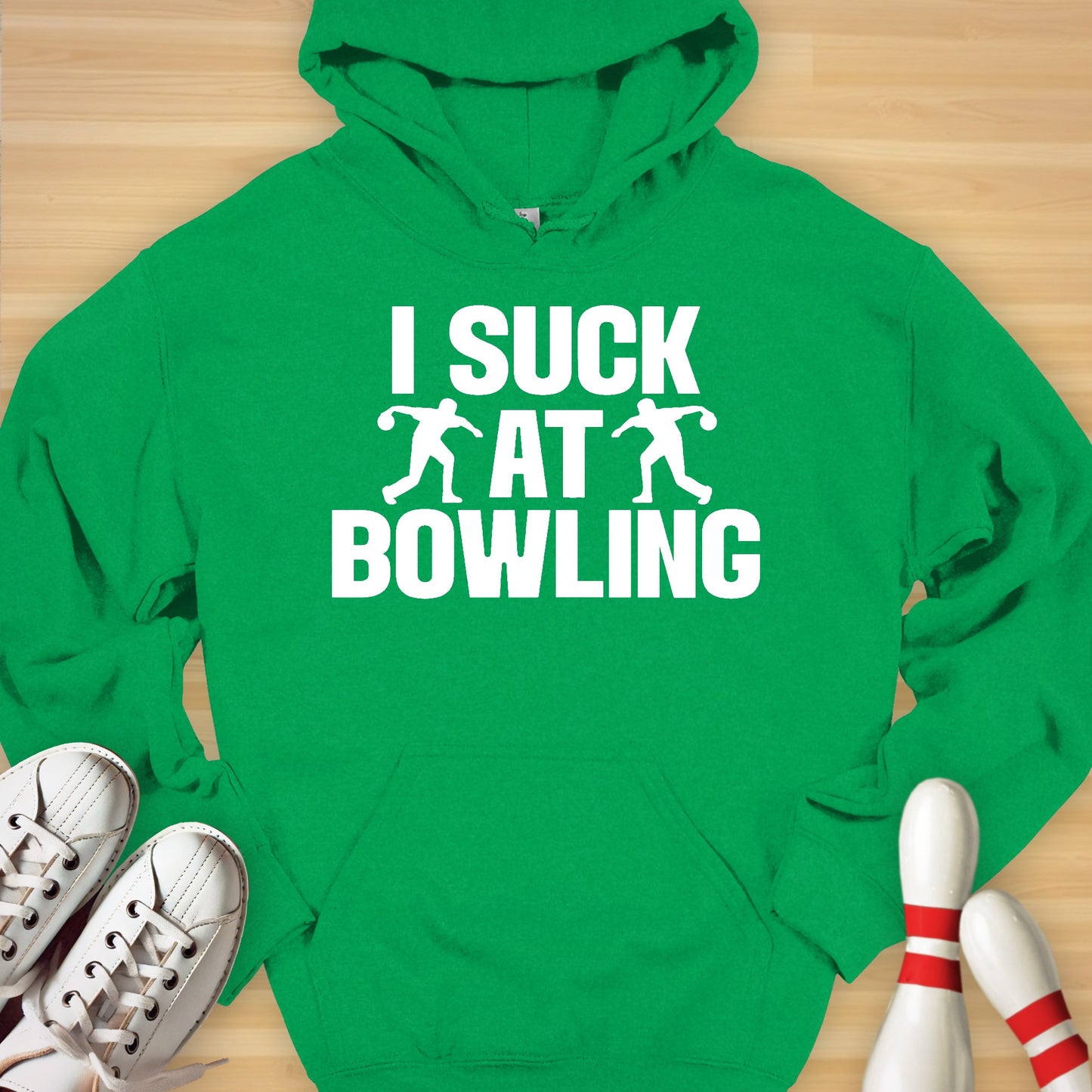 I Suck At Bowling Hoodie