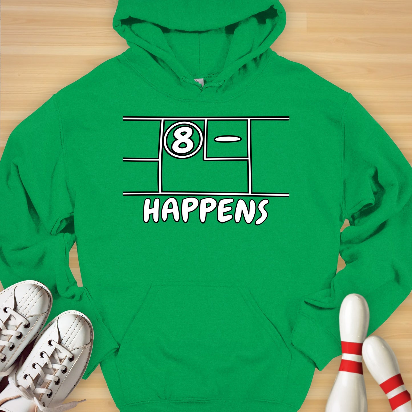 Split Happens Cartoon Hoodie