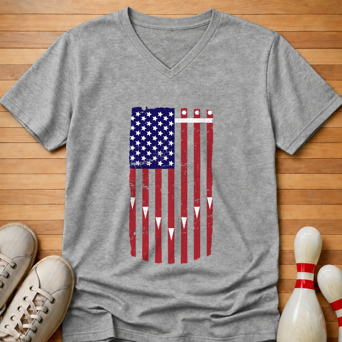 Lane Flag Women's V-Neck