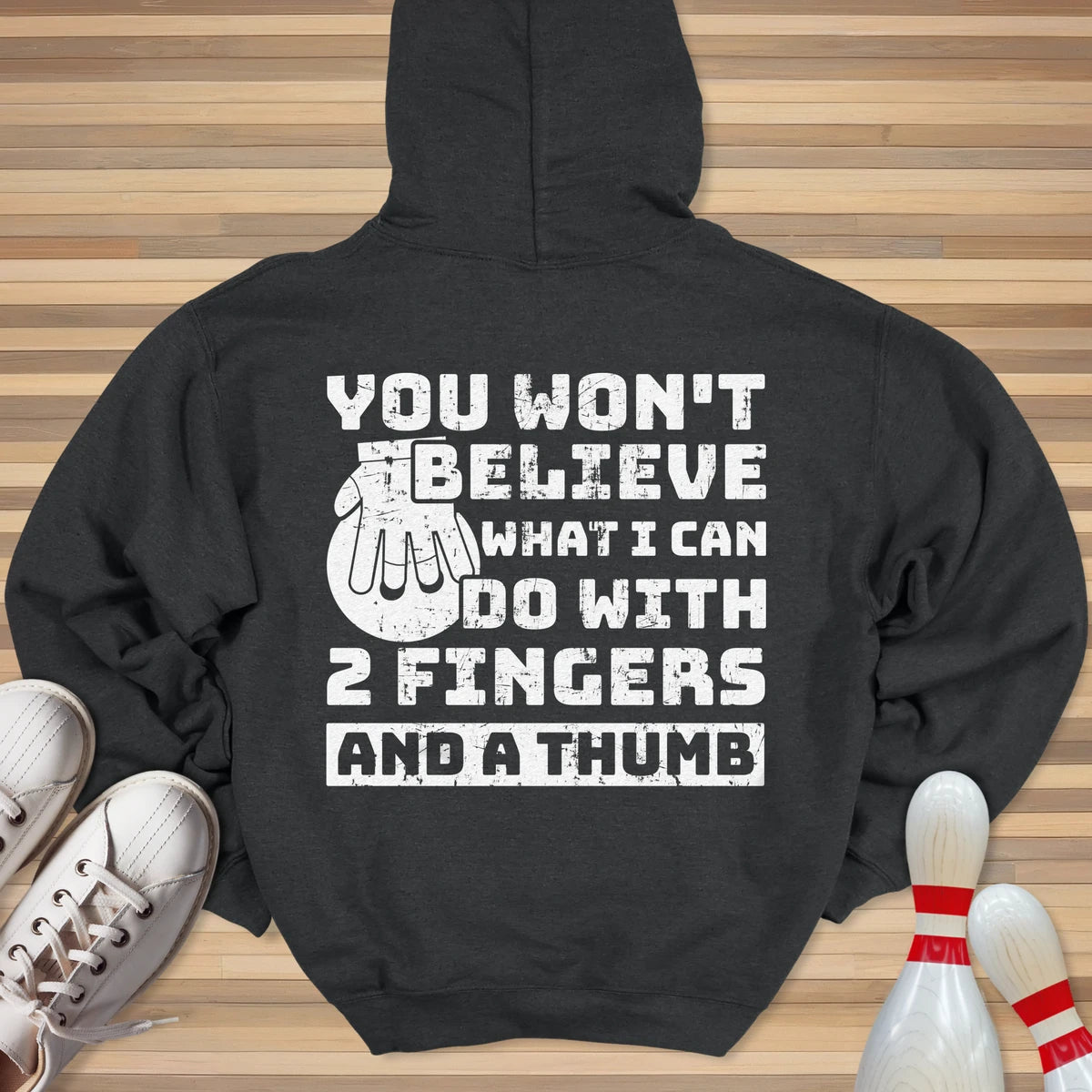 Two Fingers And A Thumb Hoodie