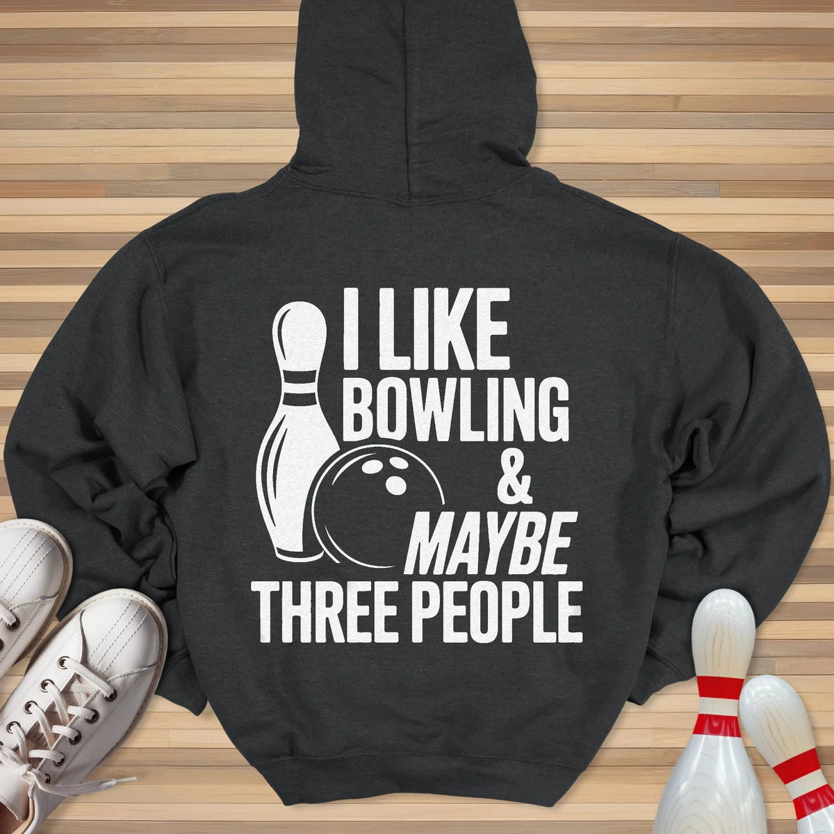 I Like Bowling Hoodie