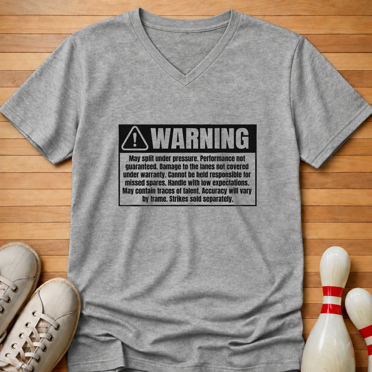 Low Skill Warning Women's V-Neck