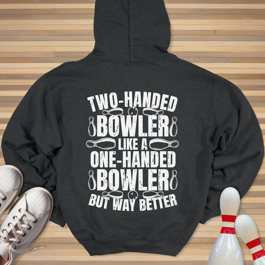 Two Handed Bowler Hoodie