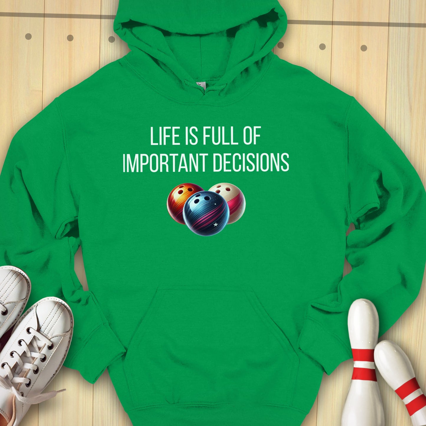 Important Decisions Hooded Sweatshirt