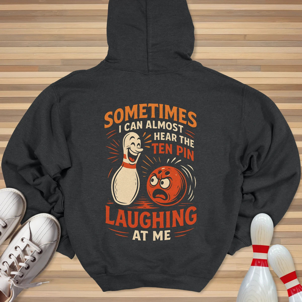 Laughing At Me Retro Hoodie