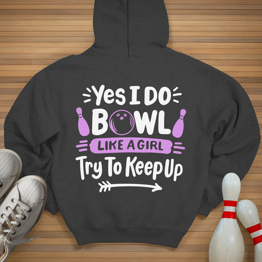 Girl Power Bowling Hoodie