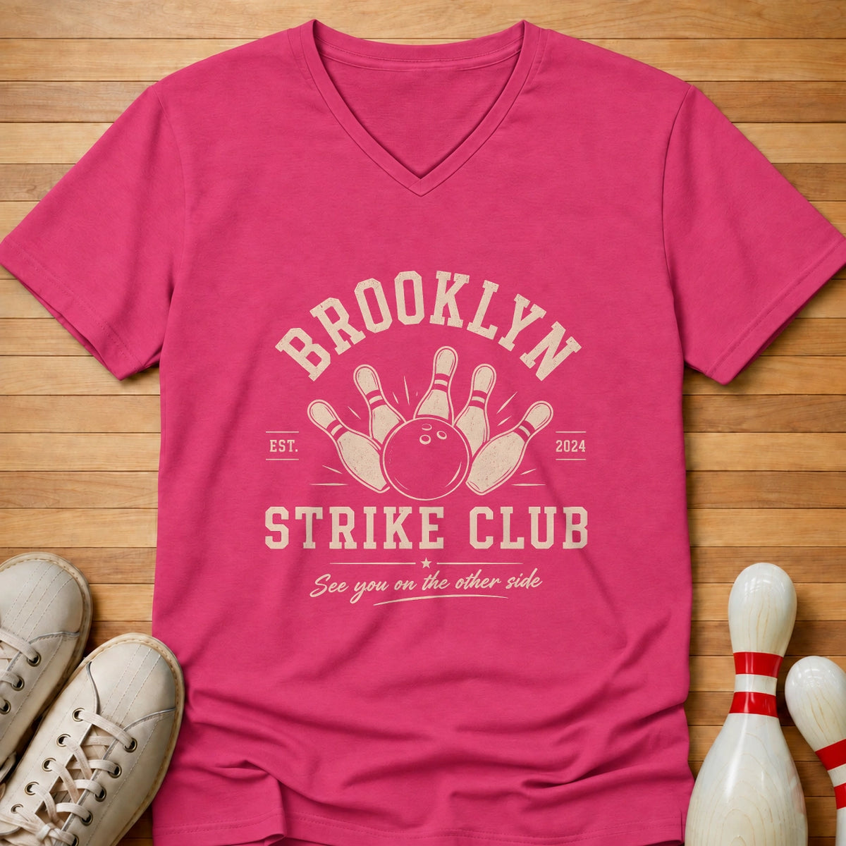Brooklyn Strike Club Women's V-Neck
