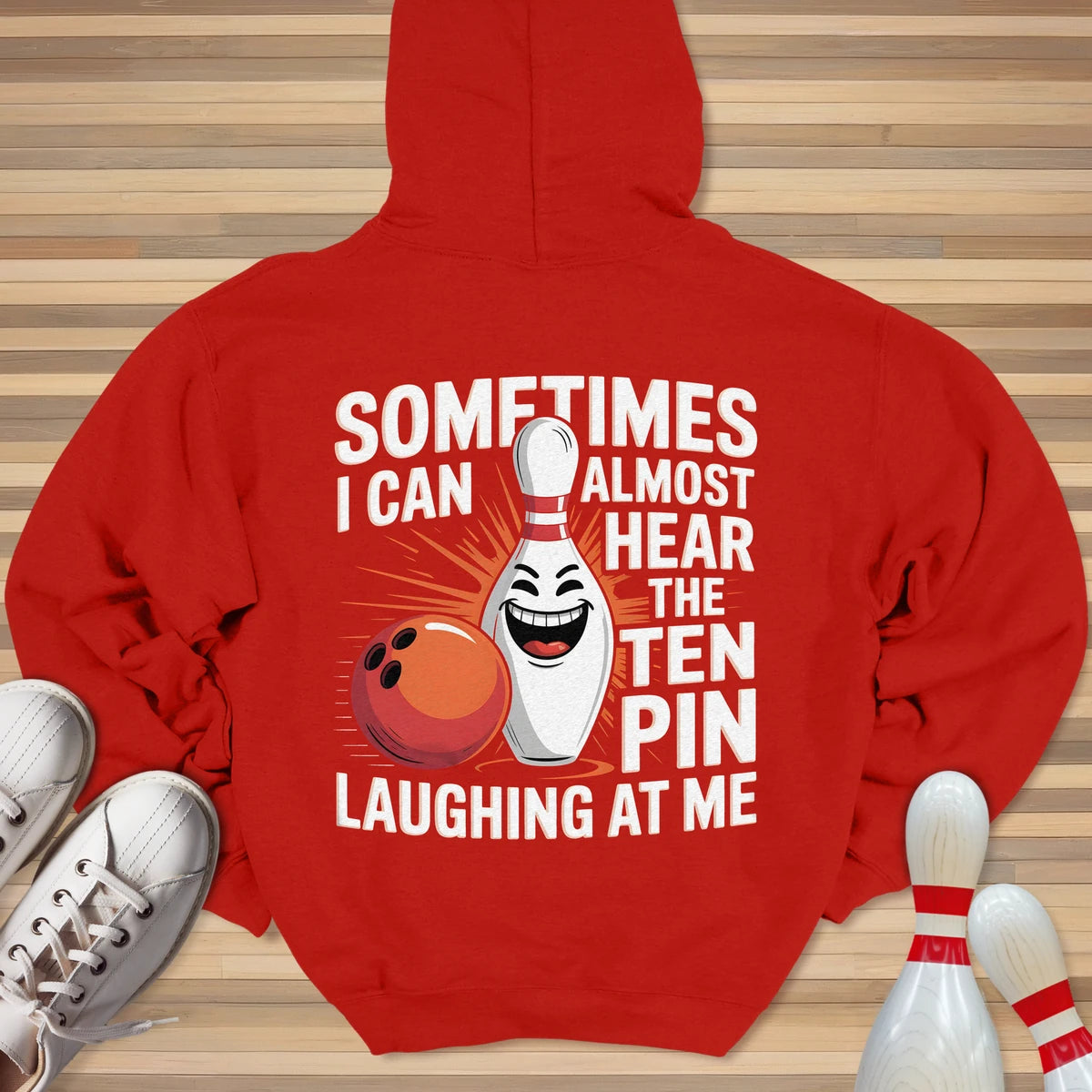 Evil Ten Pin Laughing Hoodie