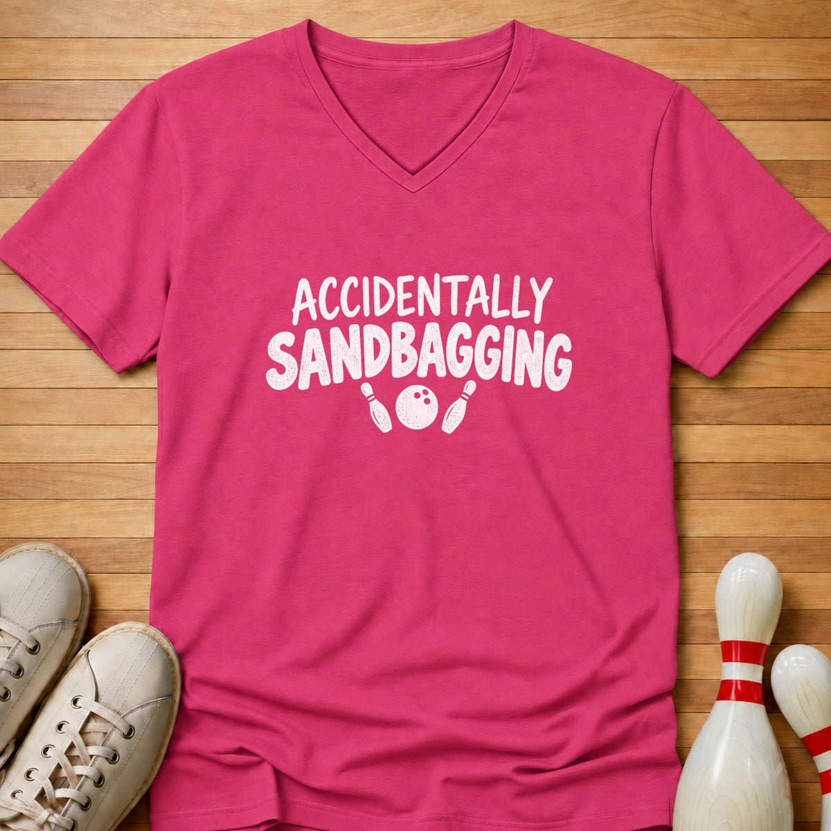 Accidentally Sandbagging Women's V-Neck