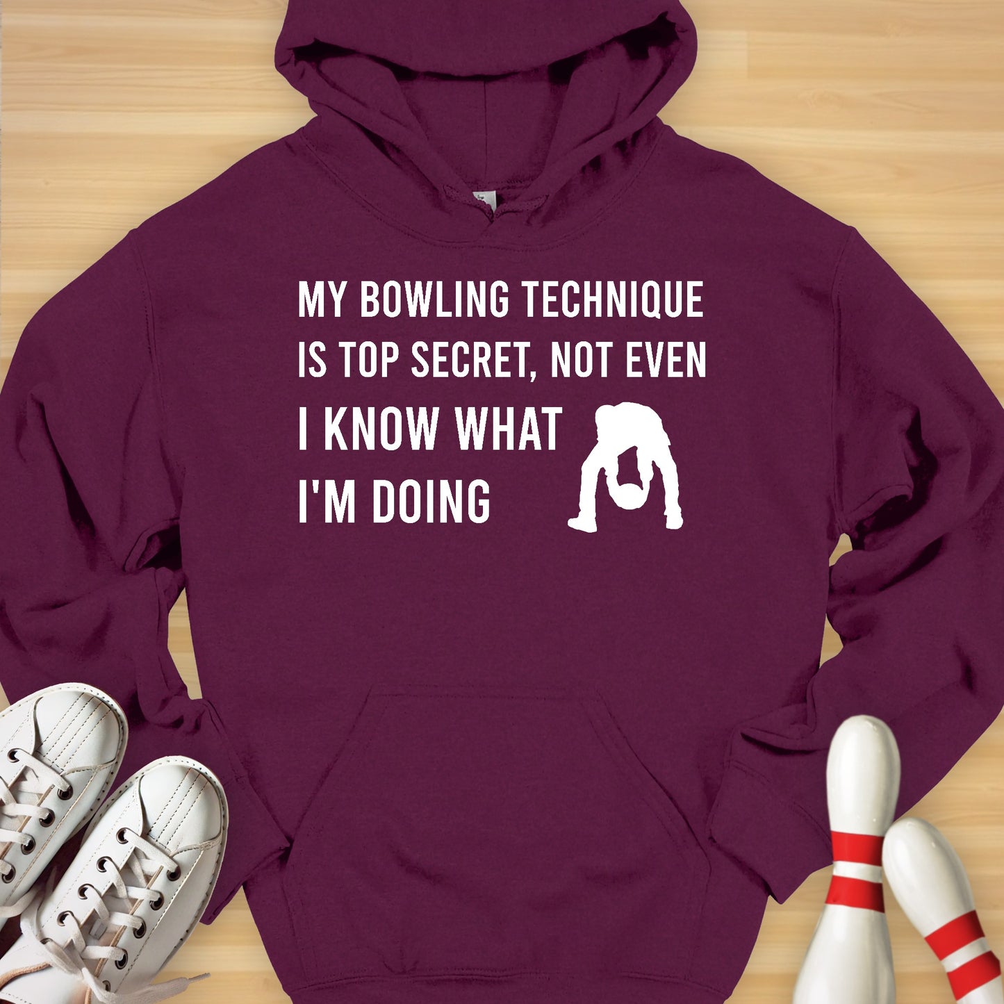 Top Secret Bowling Technique Hoodie