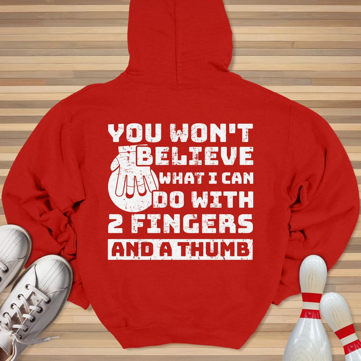 Two Fingers And A Thumb Hoodie