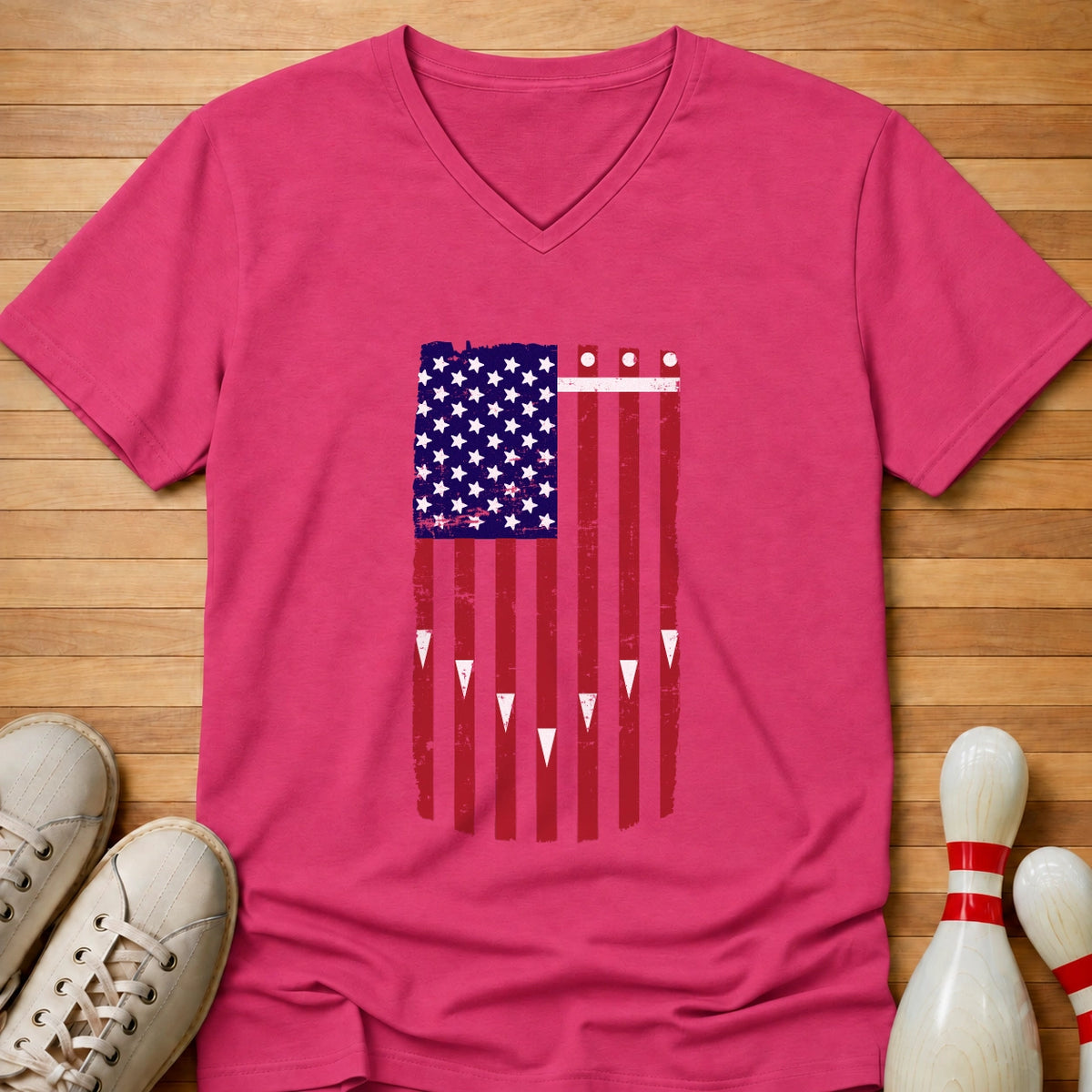 Lane Flag Women's V-Neck