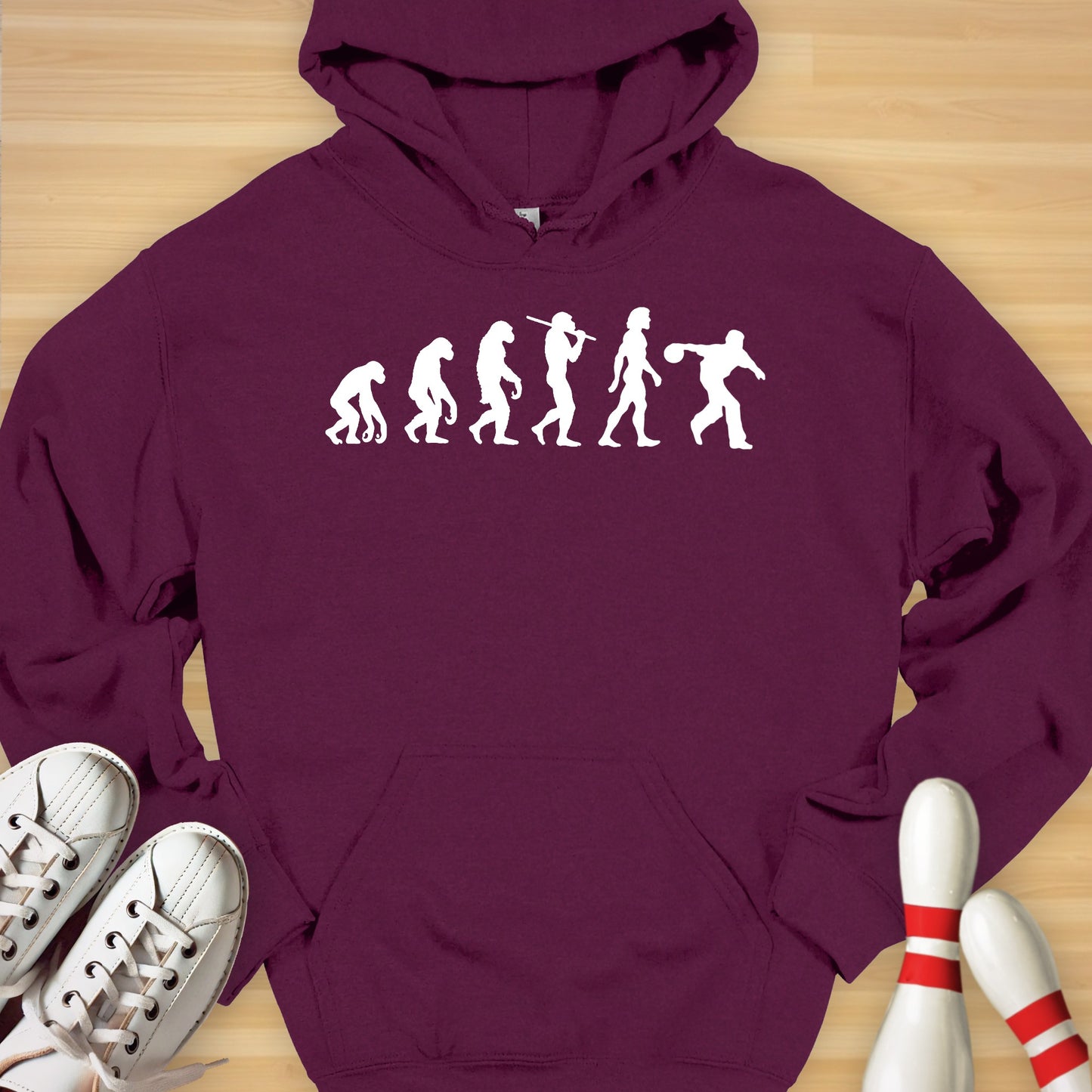 Evolution Of Bowling Hoodie