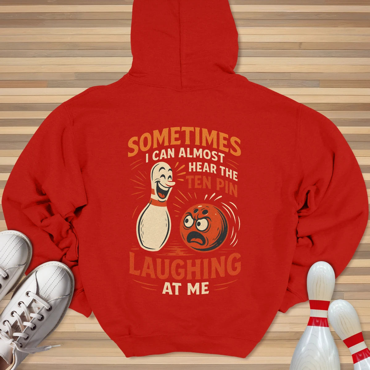 Laughing At Me Retro Hoodie