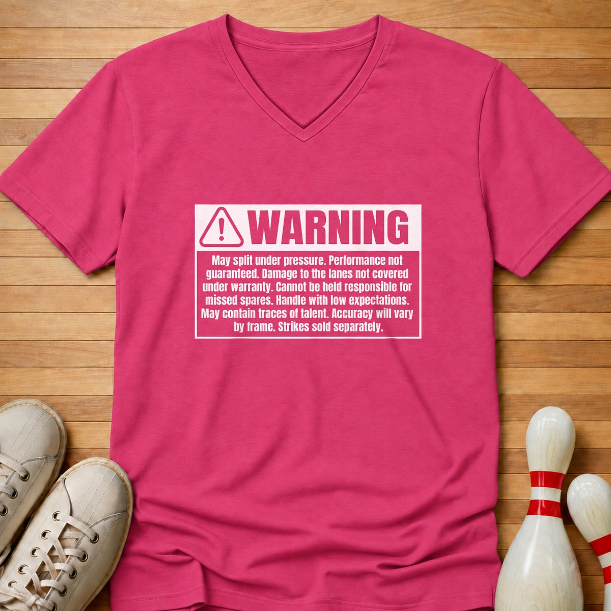 Low Skill Warning Women's V-Neck
