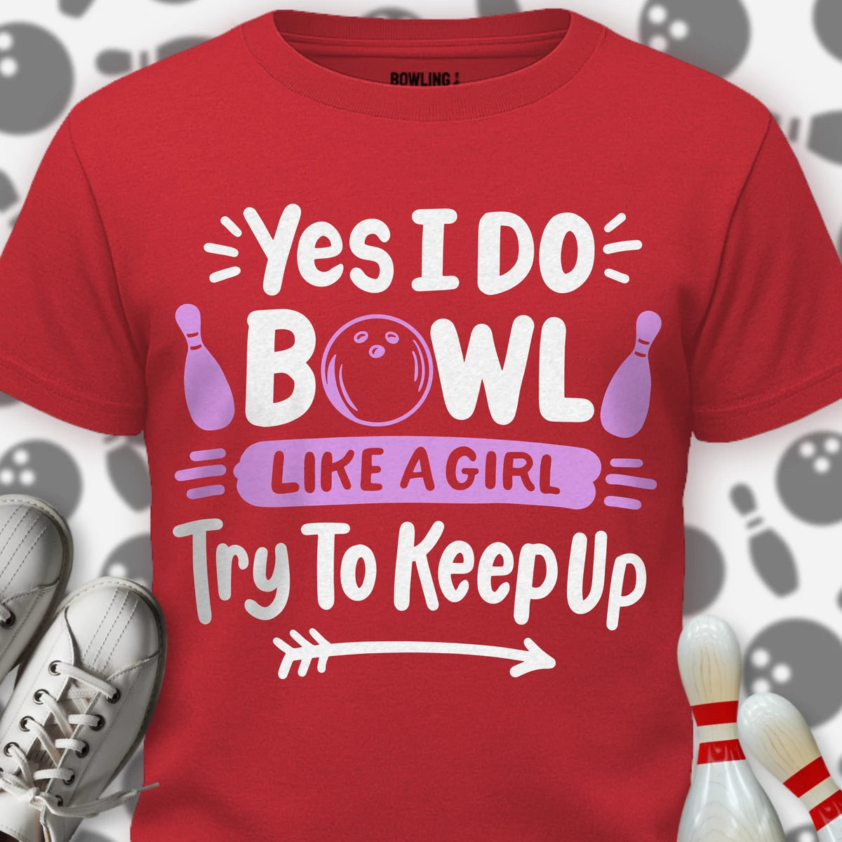 Girl Power Bowling T-Shirt