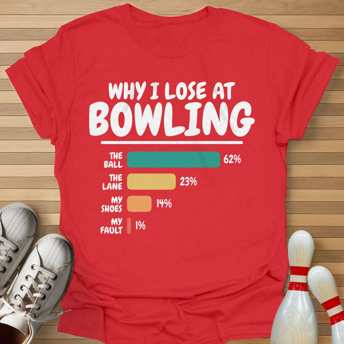 Funny Bowling Chart T-Shirt