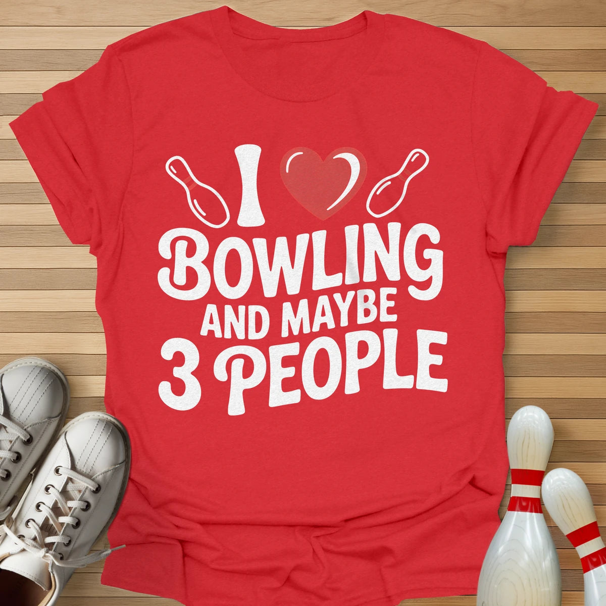 I Heart Bowling T-Shirt