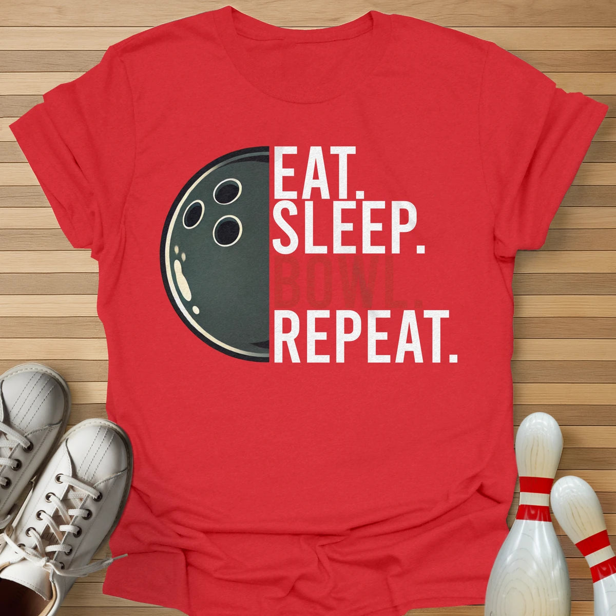 Eat Sleep Bowl Repeat T-Shirt