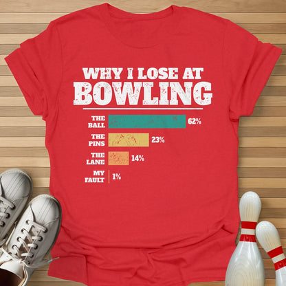 Why I Lose Chart T-Shirt