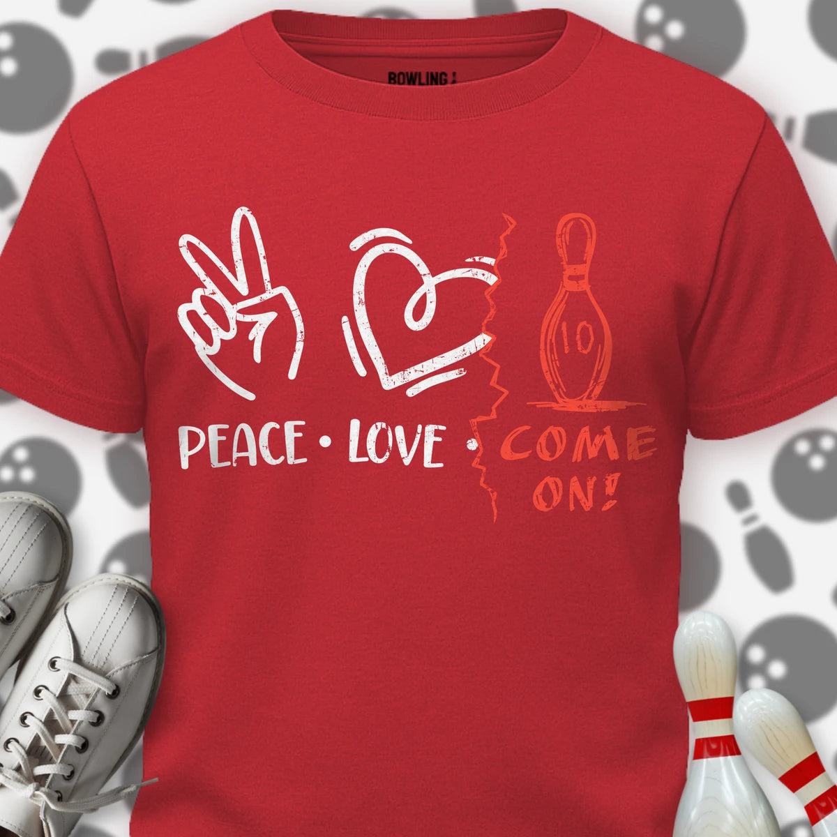 Peace Love Come On T-Shirt