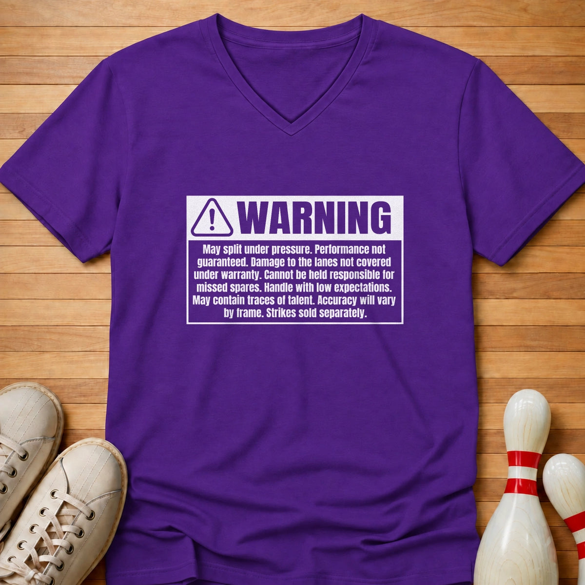 Low Skill Warning Women's V-Neck
