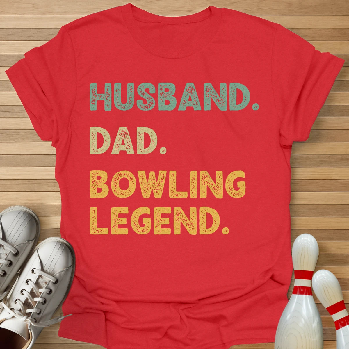 Husband Dad Bowling Legend T-Shirt