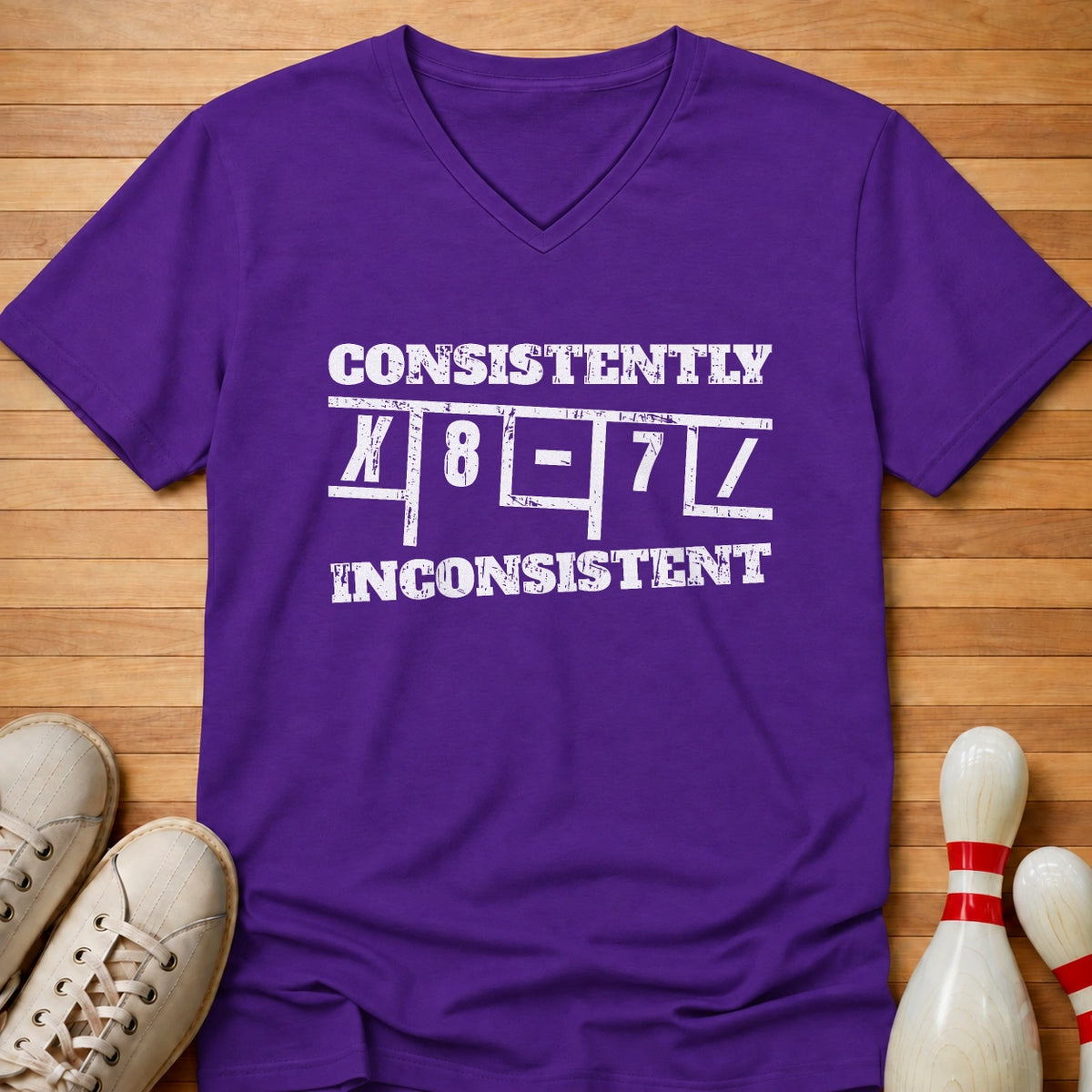 Consistently Inconsistent Women's V-Neck