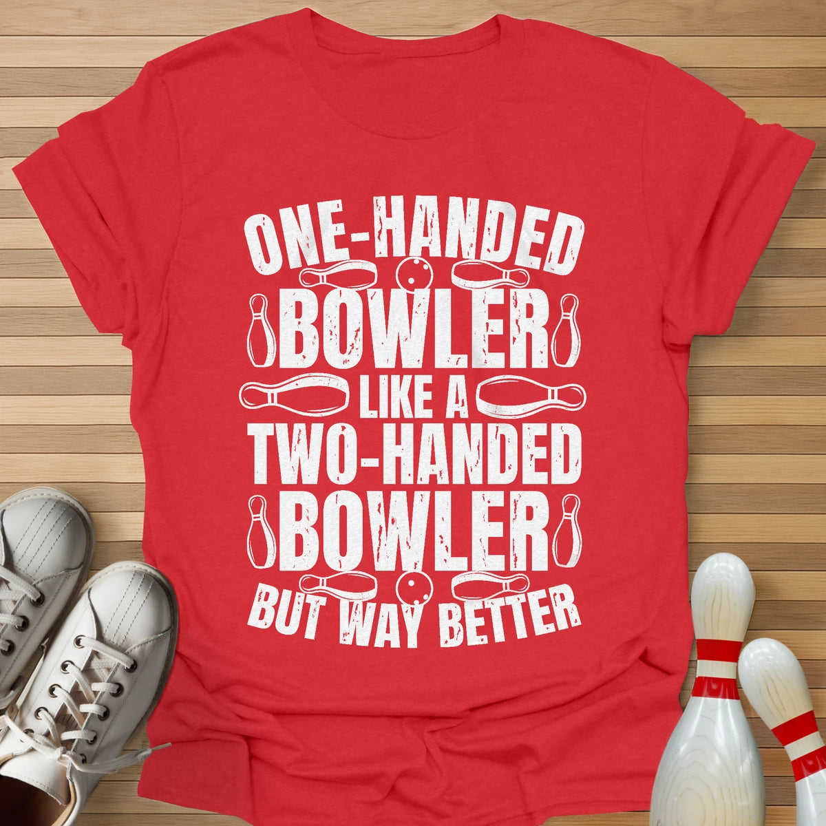 One Handed Bowler T-Shirt