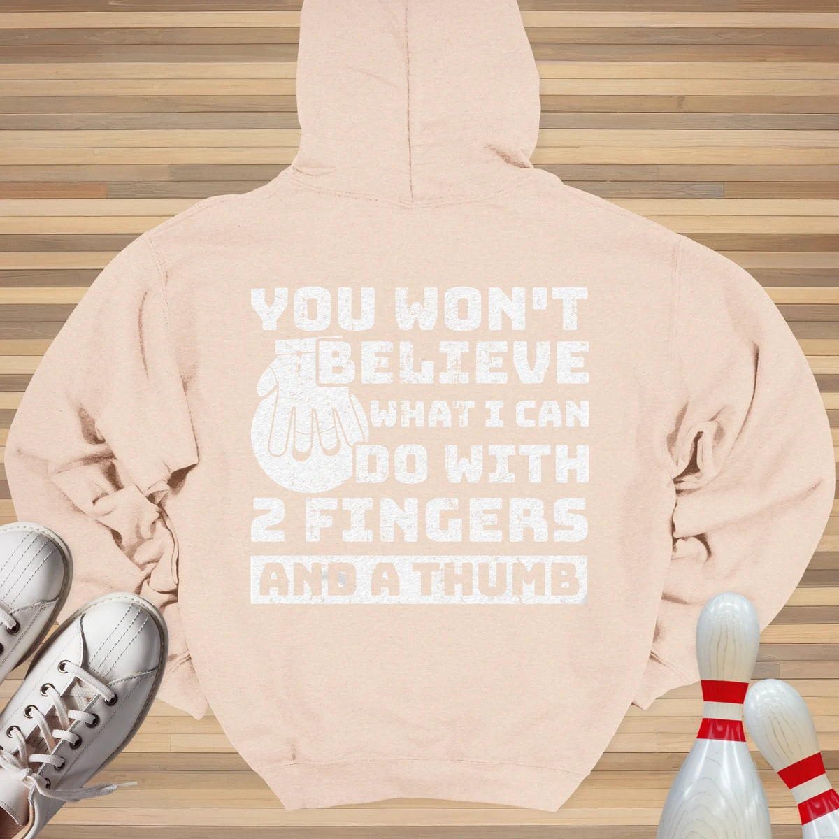 Two Fingers And A Thumb Hoodie