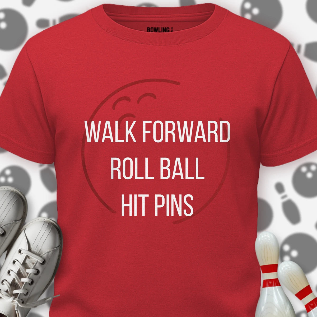 Roll Ball Hit Pins T-Shirt