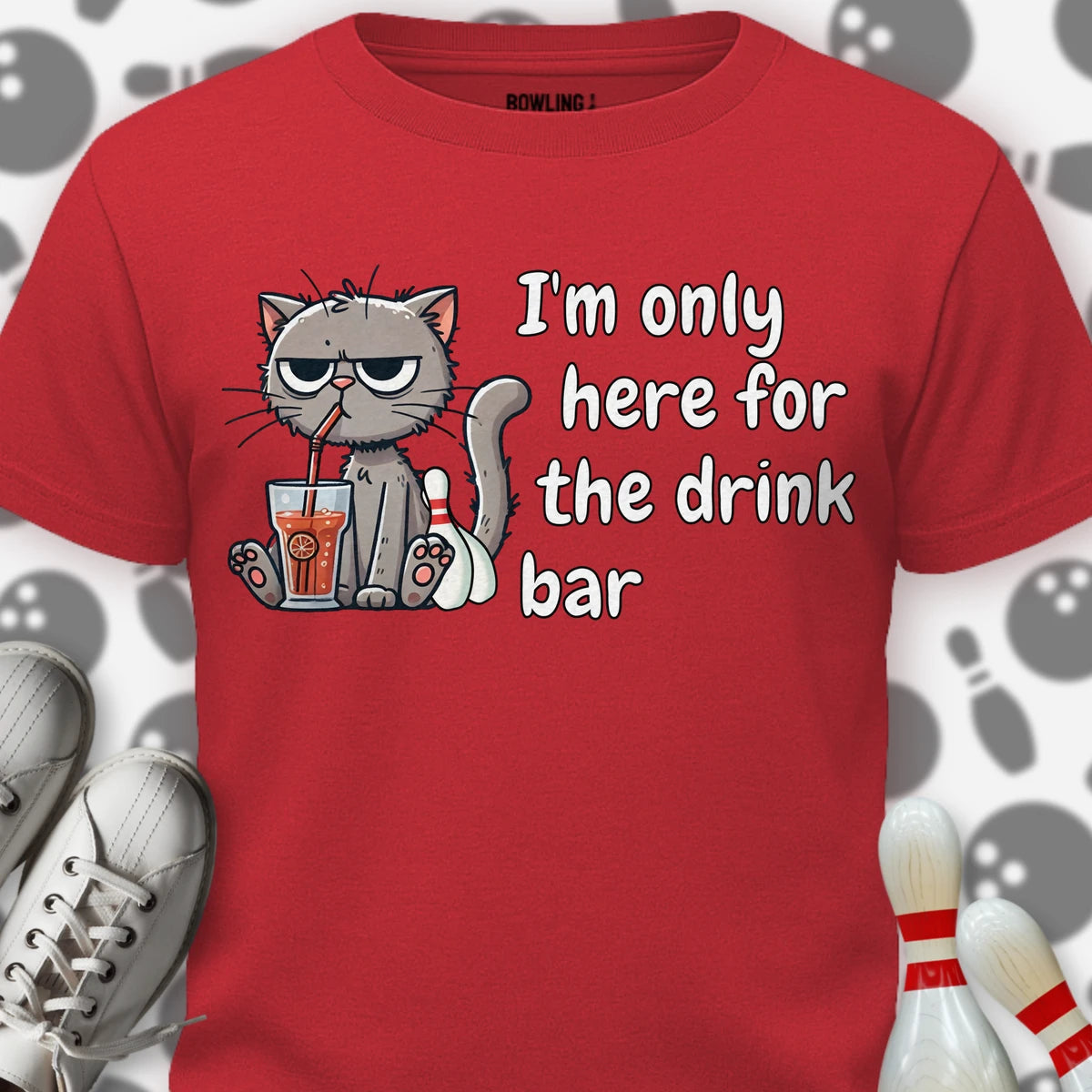 Drink Bar Cat T-Shirt