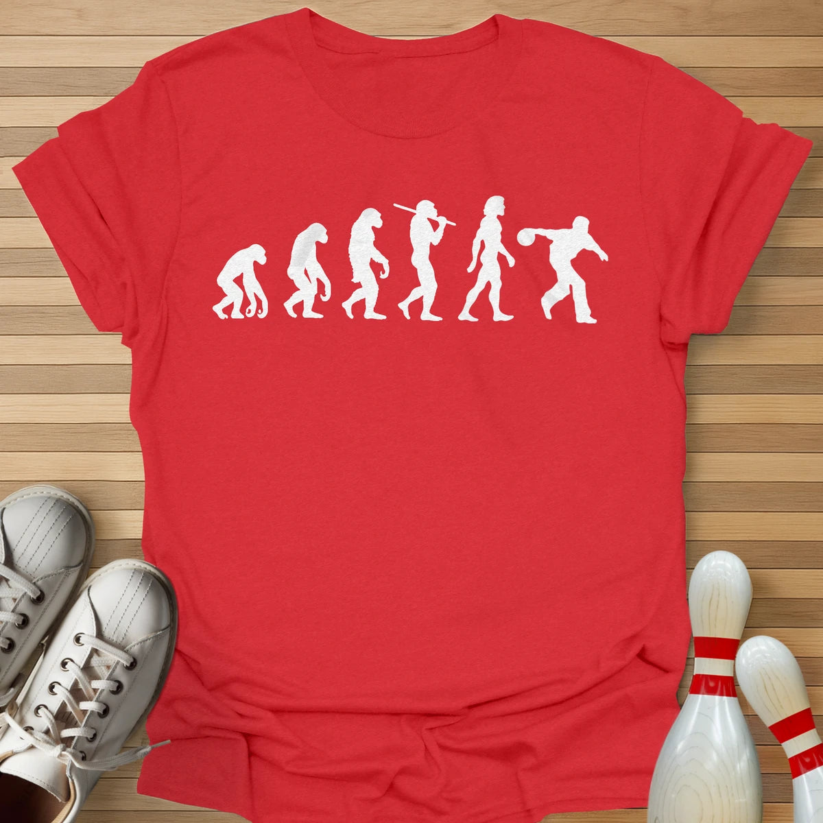 Evolution Of Bowling T-Shirt