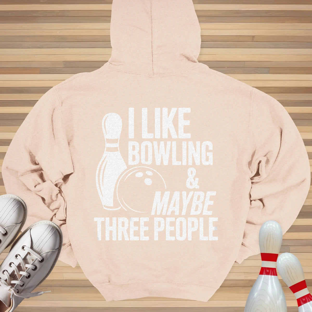 I Like Bowling Hoodie
