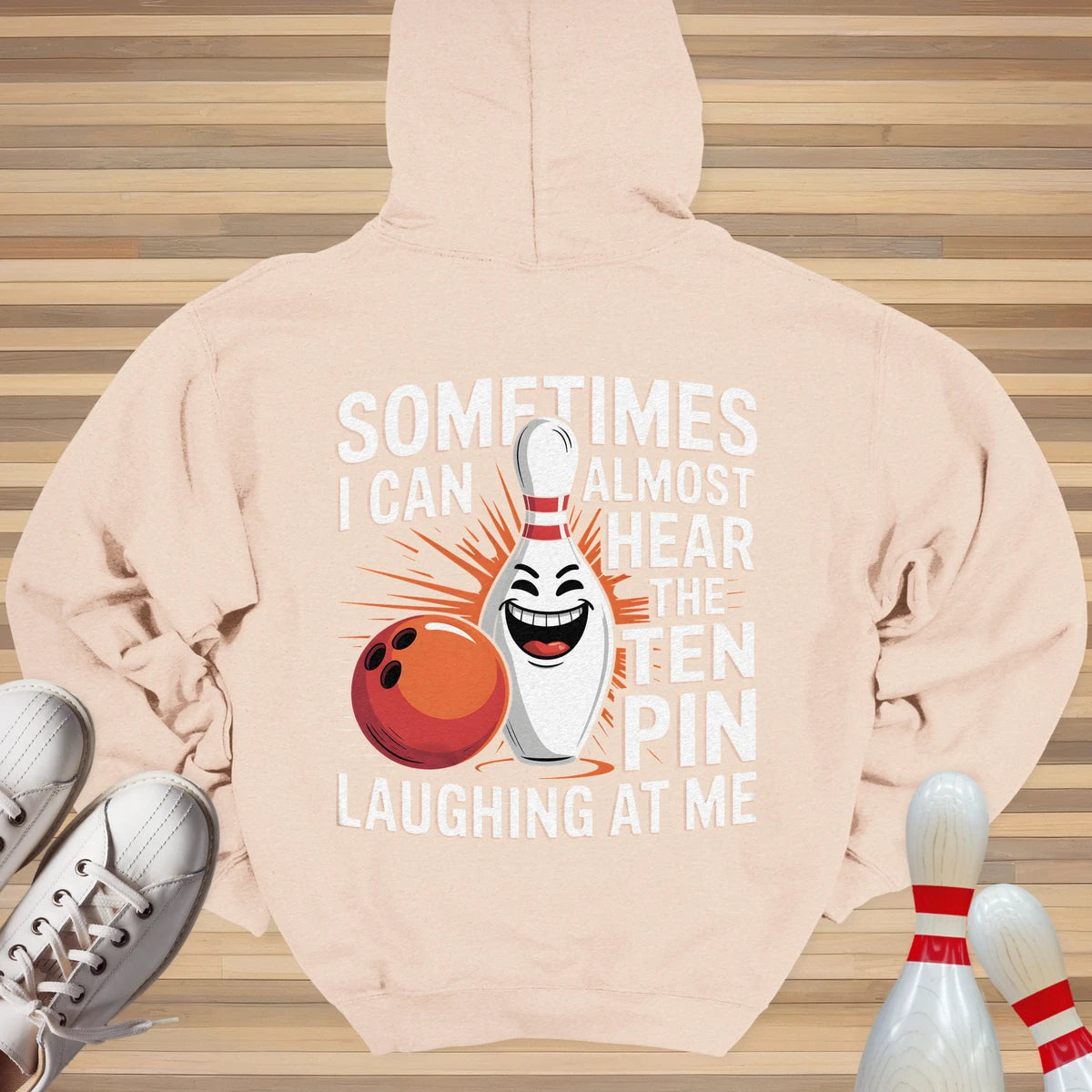 Evil Ten Pin Laughing Hoodie