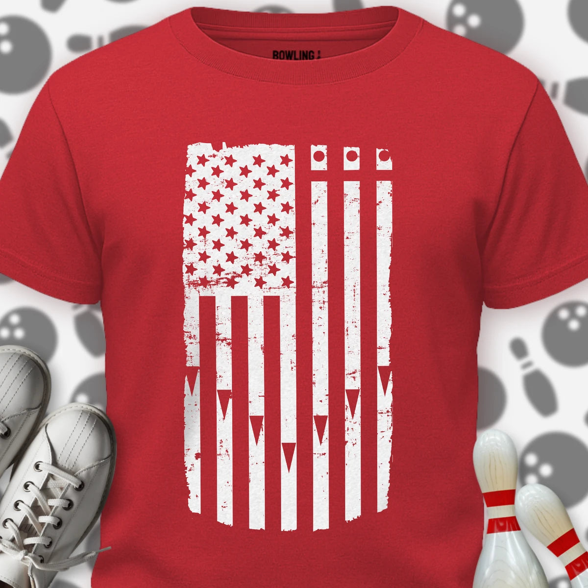 Lane Flag White T-Shirt