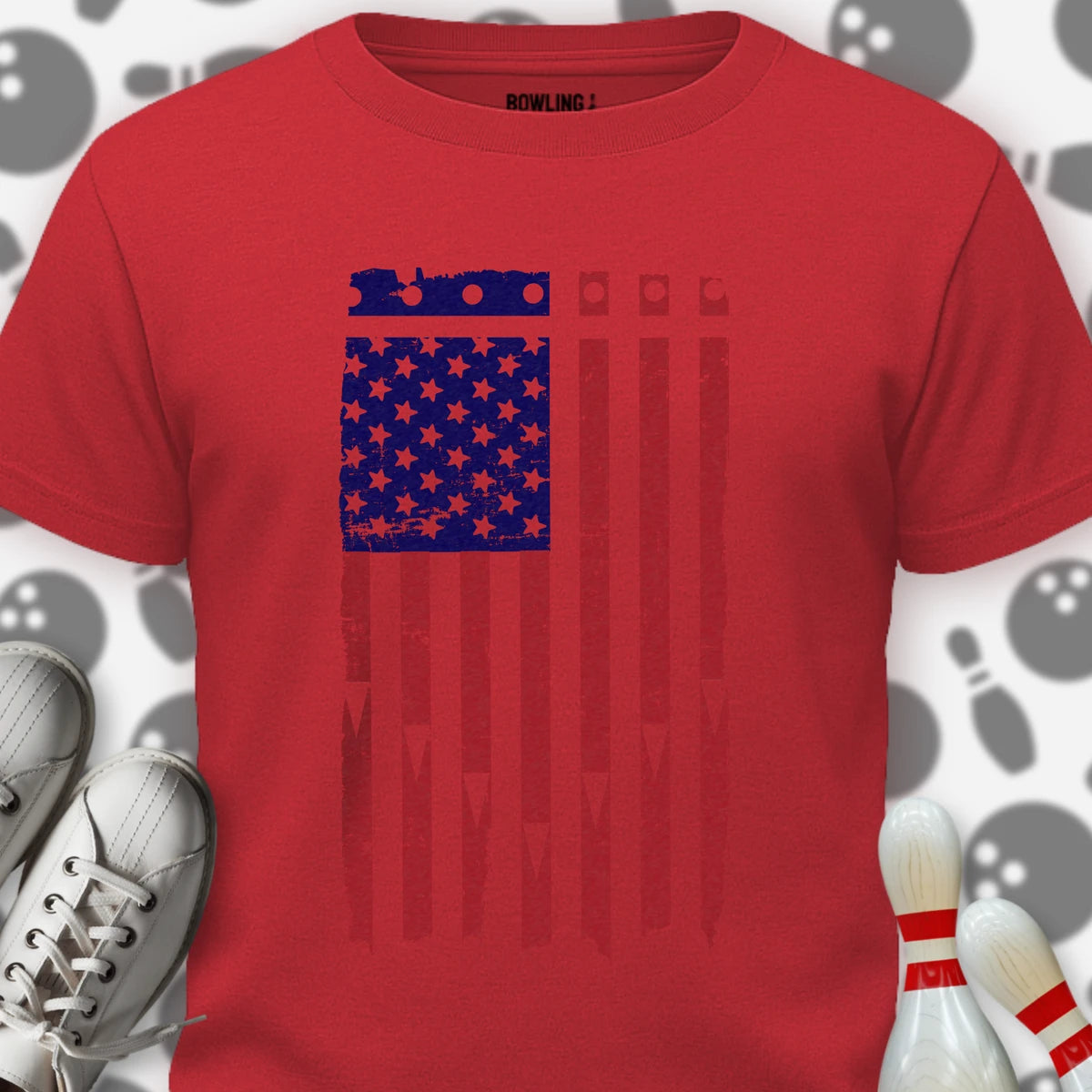 See Through Lane Flag T-Shirt