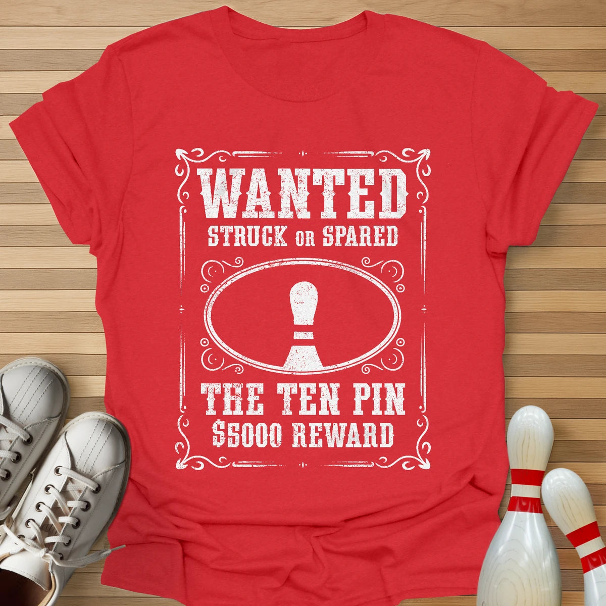 Wanted 10 Pin T-Shirt