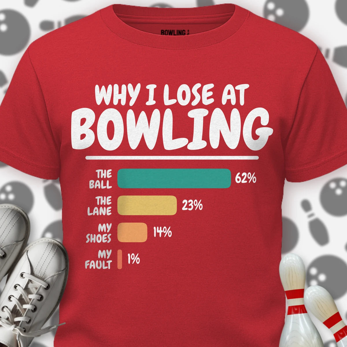 Funny Bowling Chart T-Shirt
