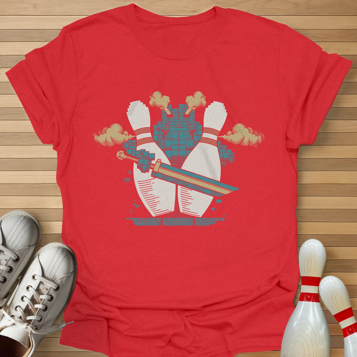 Retro Pin Swordsman T-Shirt