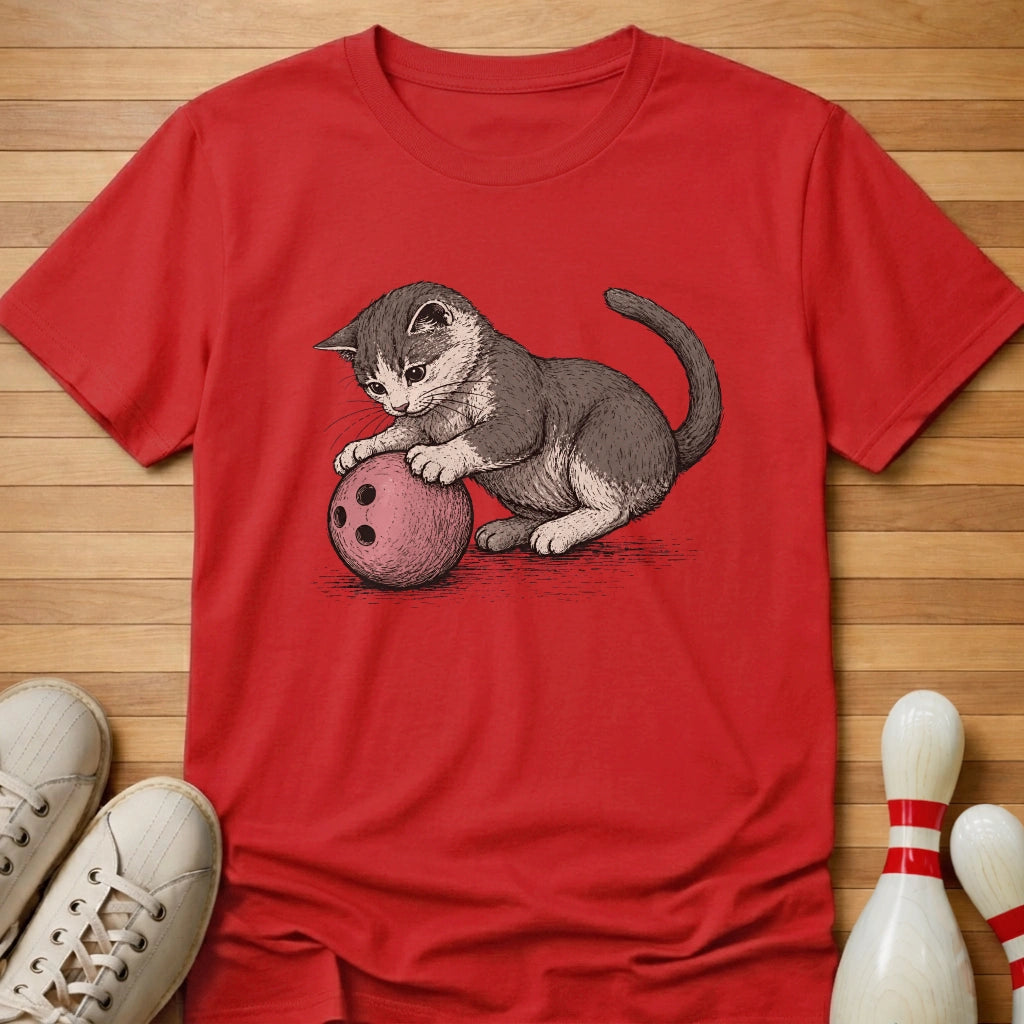 Bowling Cat T-Shirt