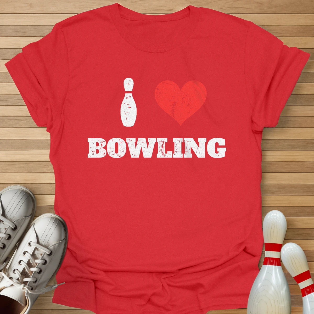 I Heart Bowling Pin T-Shirt
