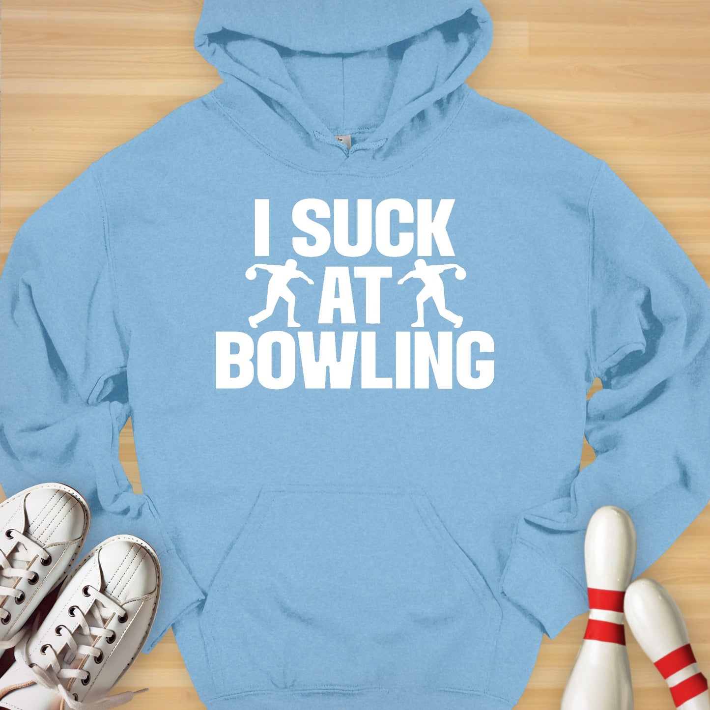 I Suck At Bowling Hoodie