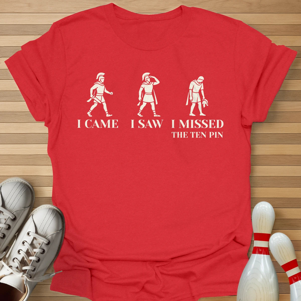 I Came I Saw Ten Pin T-Shirt