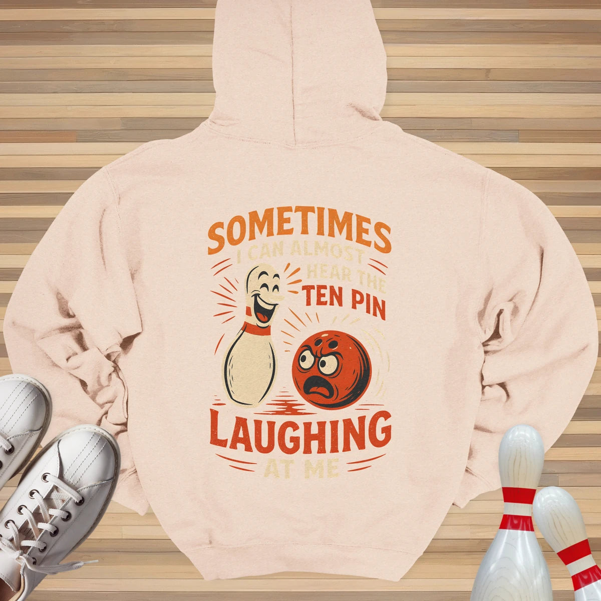 Laughing At Me Retro Hoodie