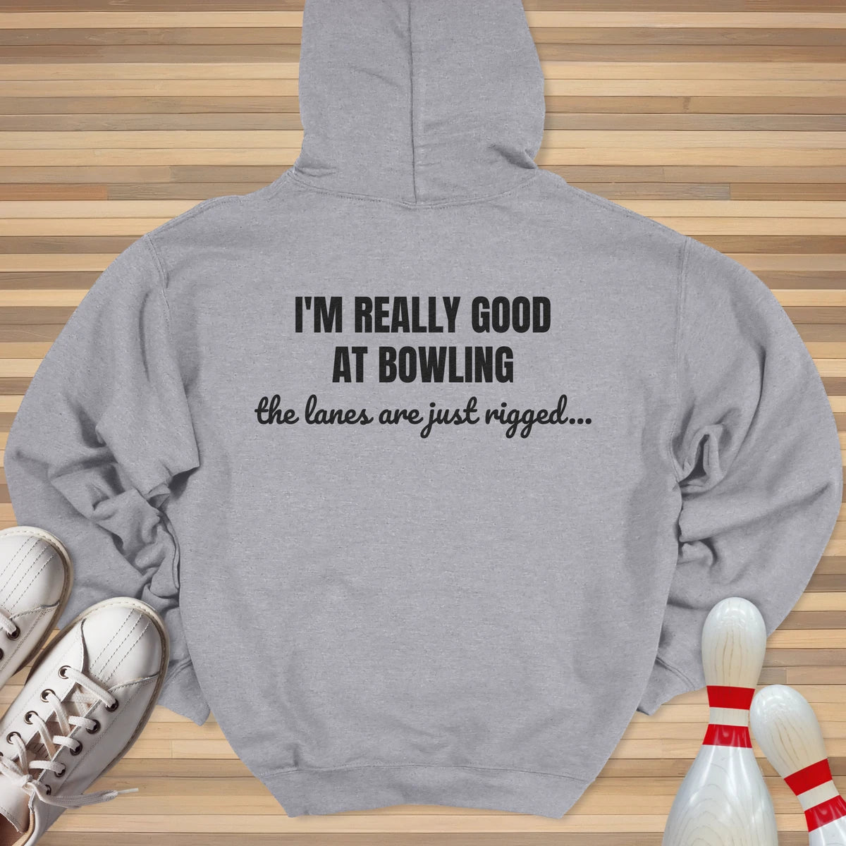 Bowling Would Be Easy Hoodie